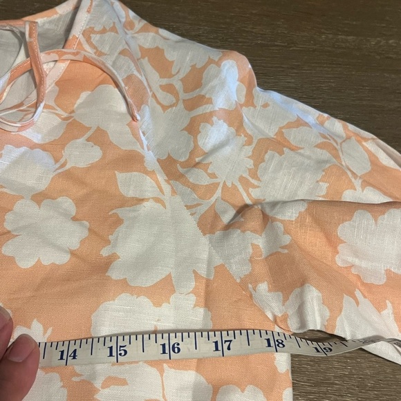 CHARLIE HOLIDAY EVE LINEN BLEND DRESS IN BLOOM - Size 2 XS - Picture 9 of 11